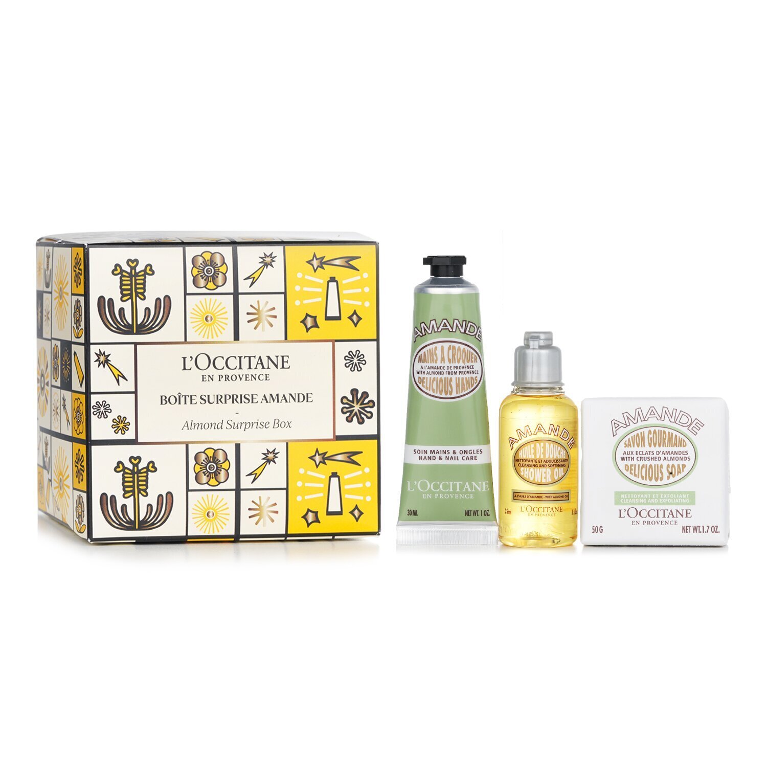 L'Occitane Almond Surprise Box Set 3pcs