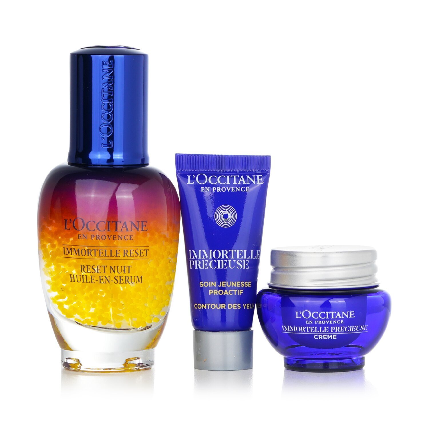 L'Occitane Immortelle Reset Face Care Set 3pcs