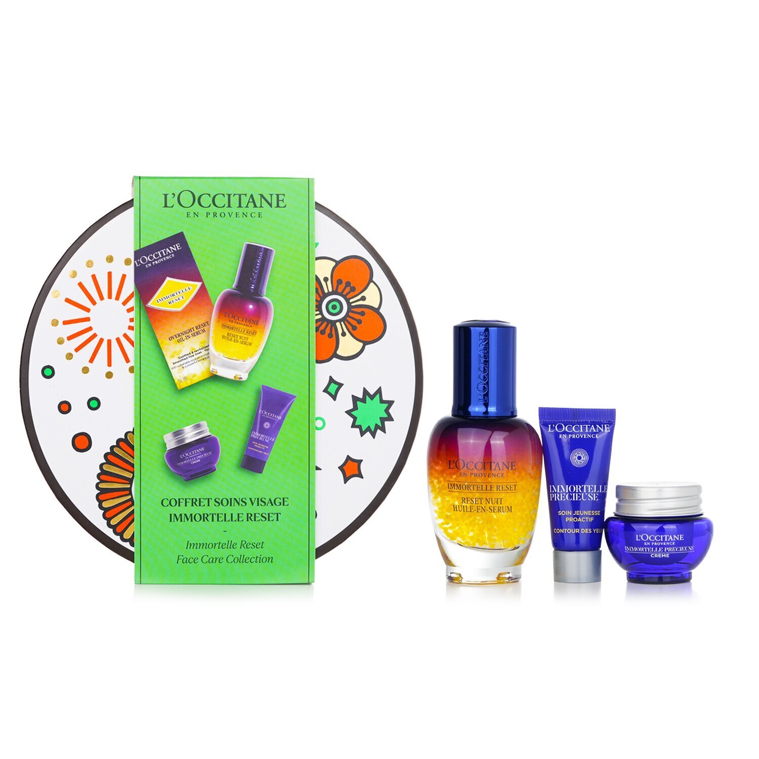 L'Occitane Immortelle Reset Face Care Set 3pcs