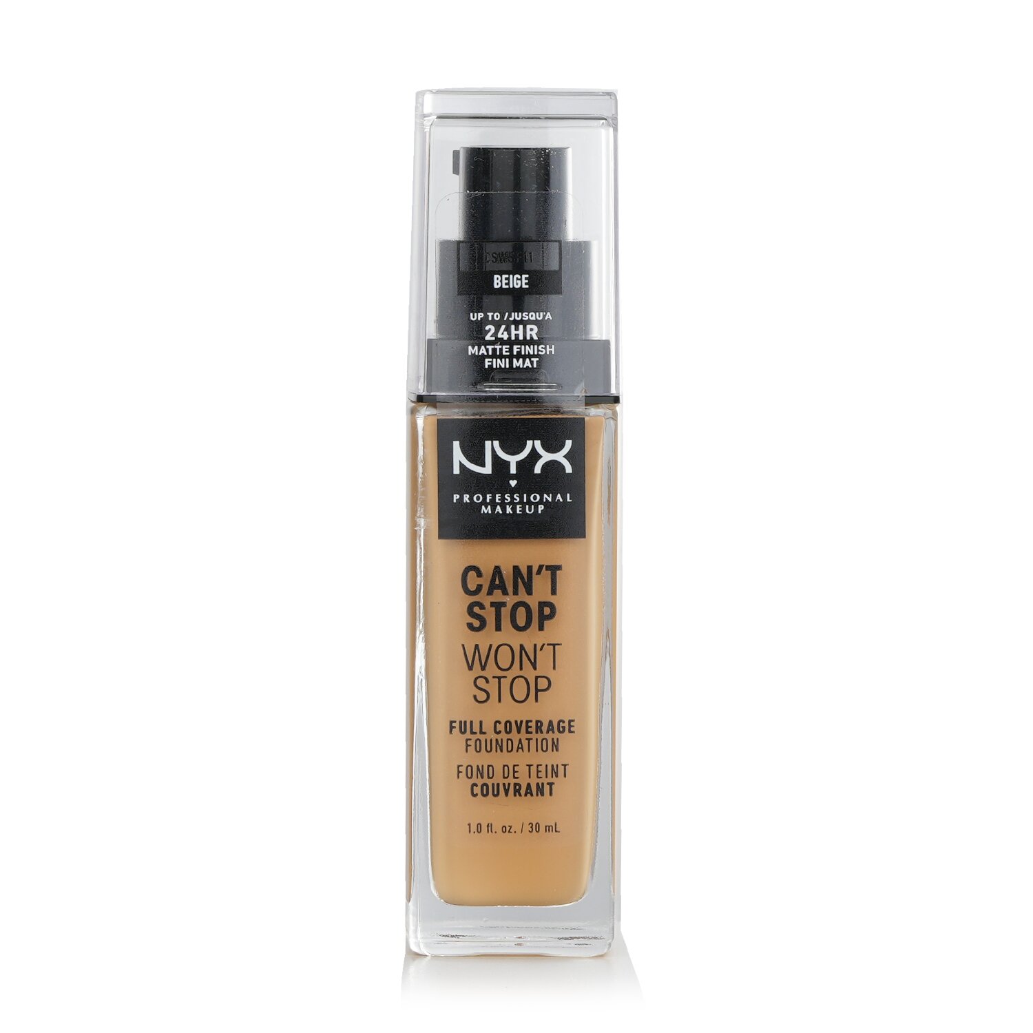 NYX Can't Stop Won't Stop Full Coverage Foundation 30ml/1oz