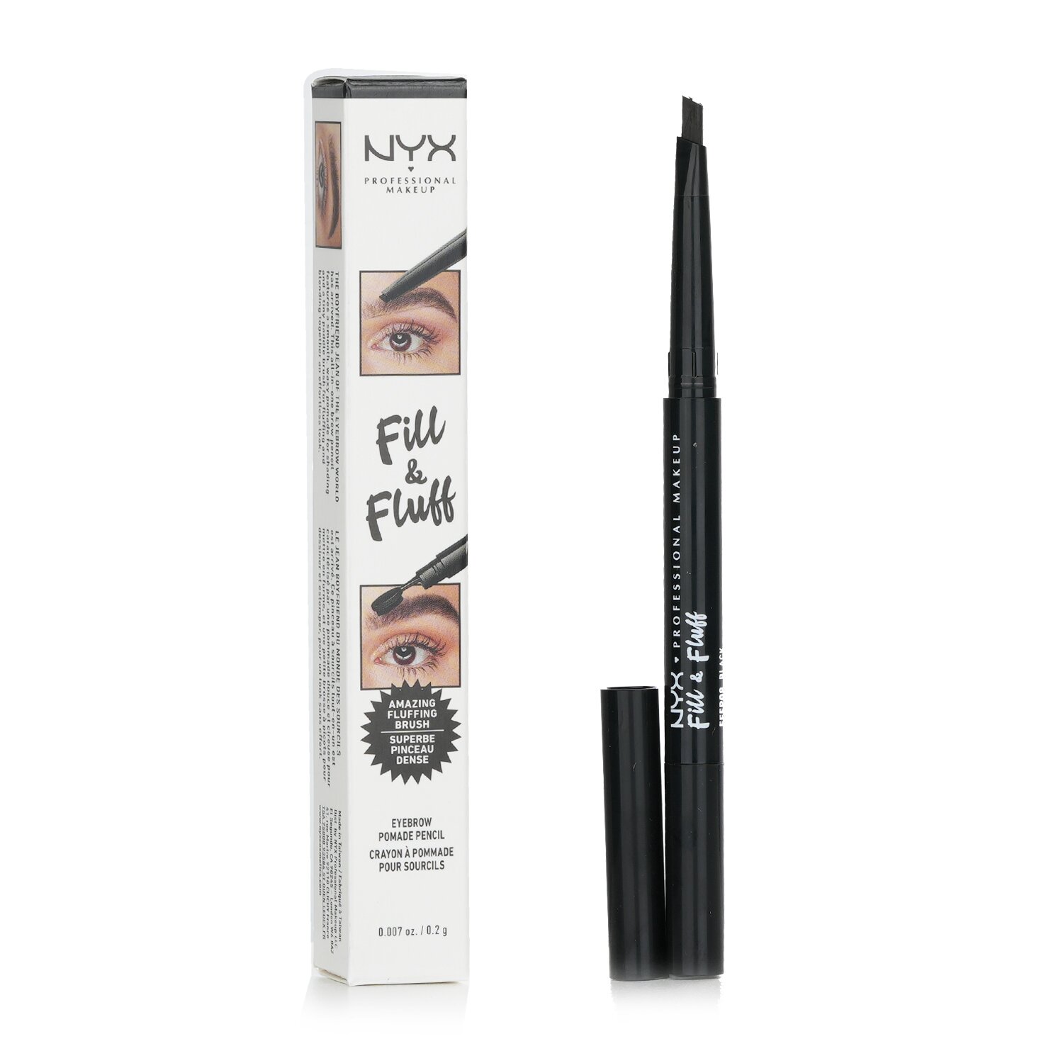 NYX Fill & Fluff Eyebrow Pomade Pencil 0.2g/0.007oz