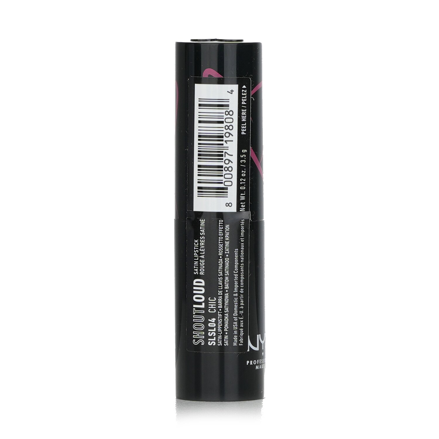 NYX Shout Loud Satin Lipstick 3.5g/0.12oz