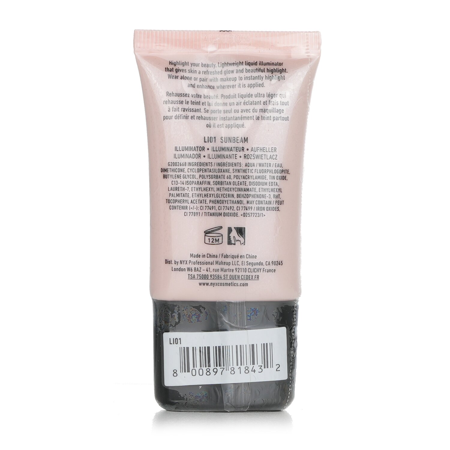 NYX Born To Glow Liquid Illuminator 18ml/0.6oz