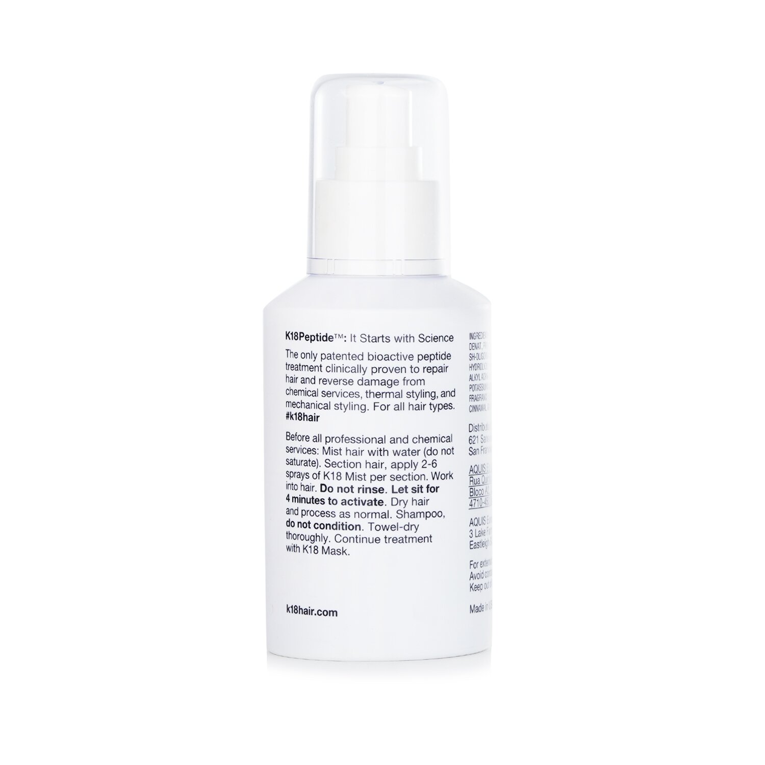 K18 Professional Molecular Repair Hair Mist 150ml/5oz