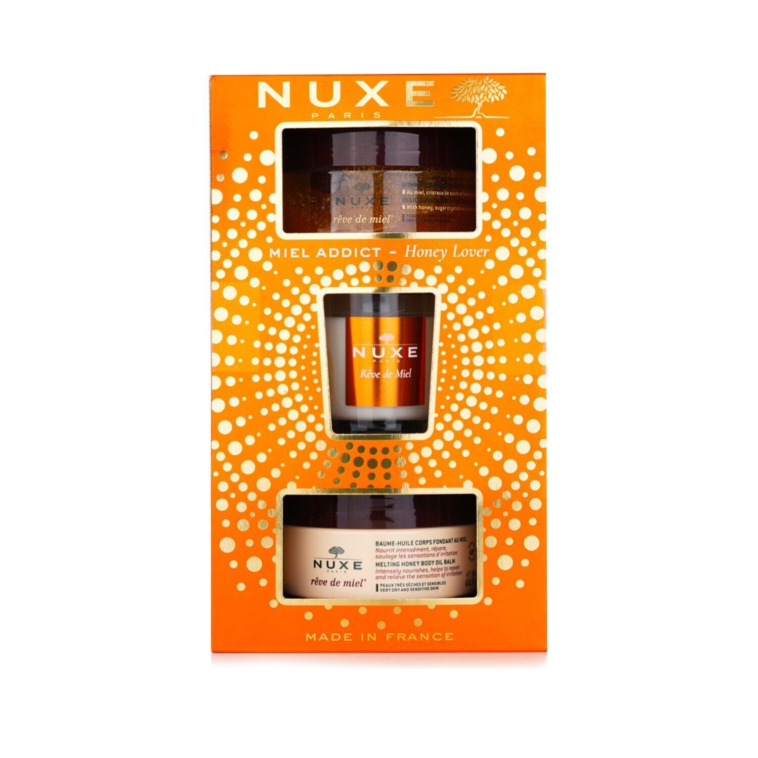 Nuxe Комплект любител на меда 3pcs