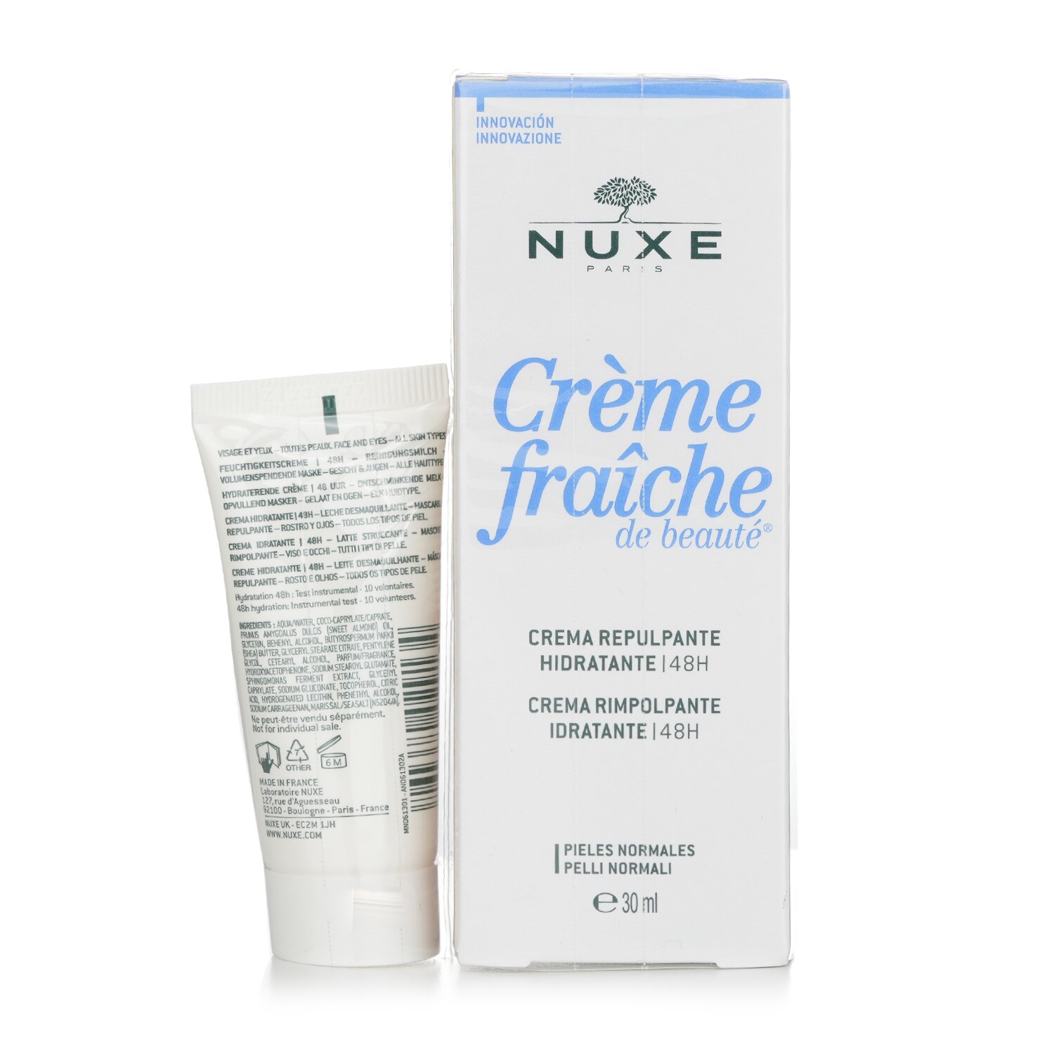 Nuxe Creme Fraiche De Beaute 48HR Moisturising Plumping Cream Gift Set (For Normal Skin) 30ml+15ml