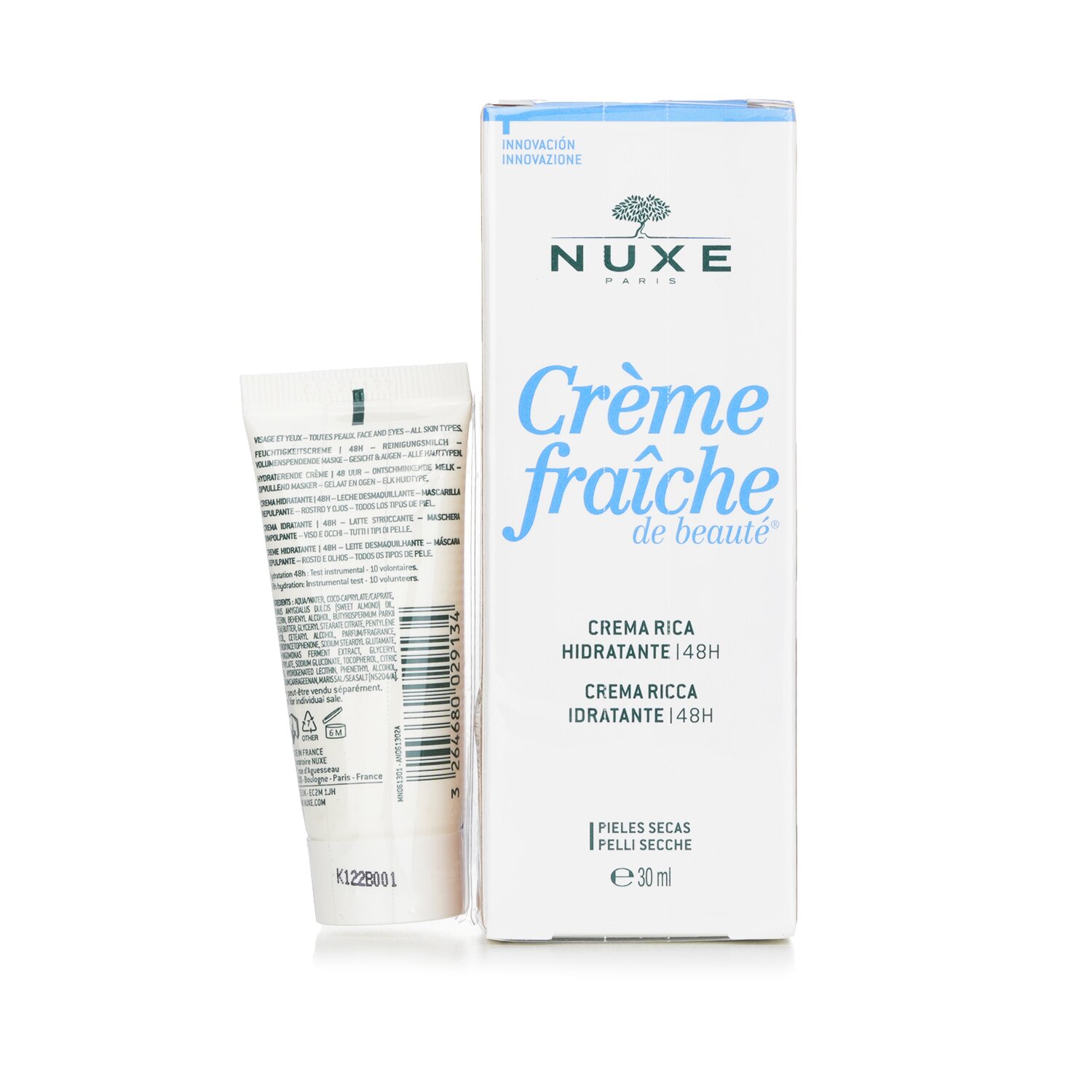 Nuxe Creme Fraiche De Beaute 48HR Moisturising Rich Cream Gift Set (For Dry To Very Skin, Even Sensitive) 30ml+15ml