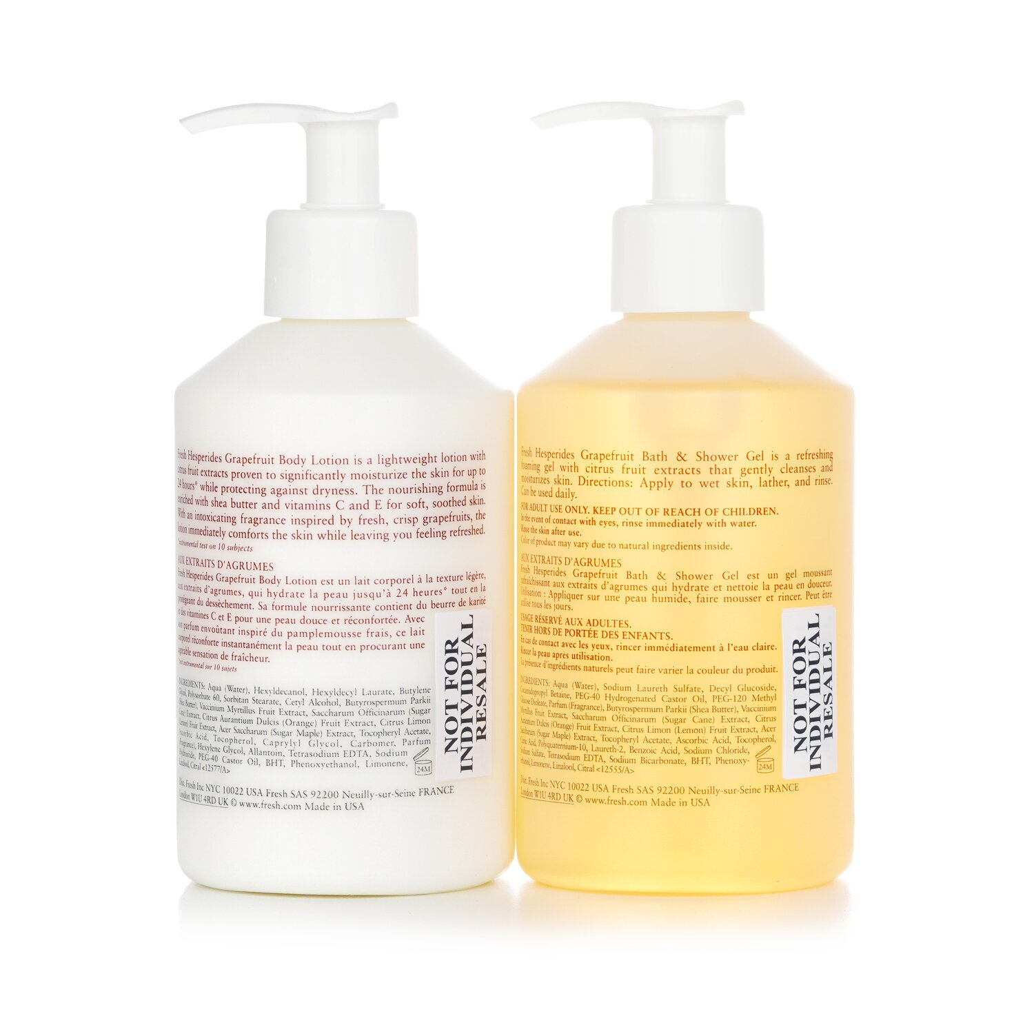 Fresh Hesperides Grapefruit Duo Set 2pcs