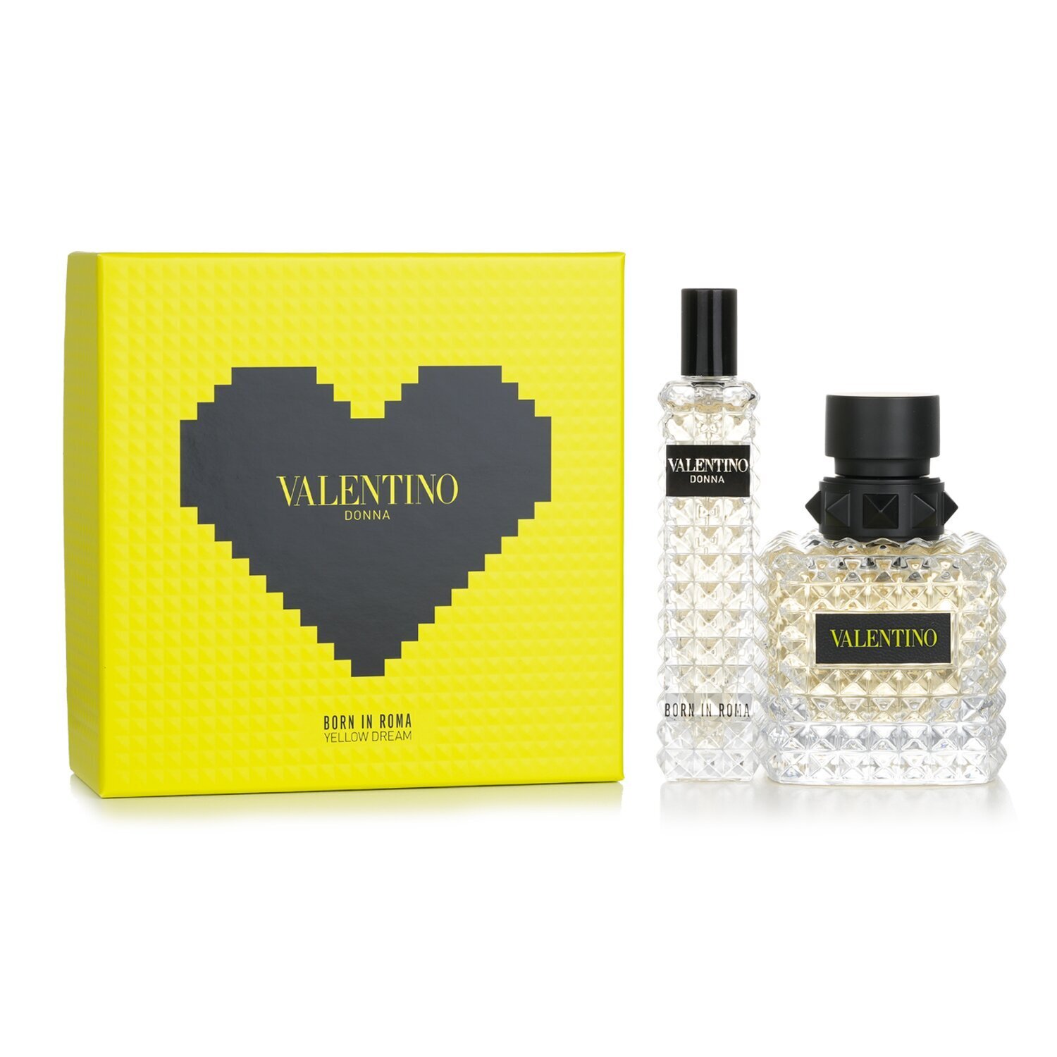 VALENTINO BORN IN ROMAイエローセット❤️ Valentino Donna Born In Roma Yellow Coffret 2pcs | Strawberrynet USA