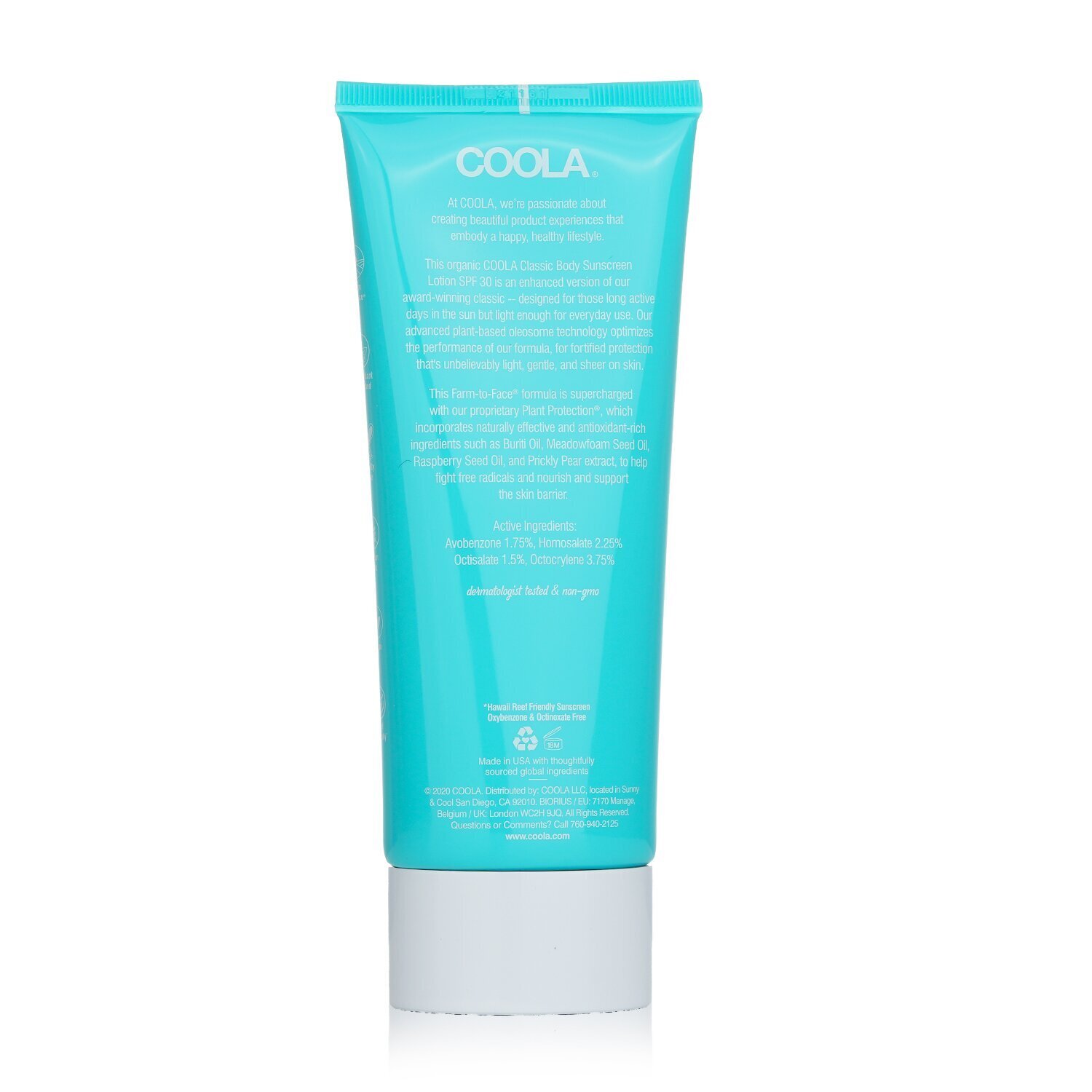 Coola Classic Body Organic Sunscreen Lotion SPF 30 - Tropical Coconut (Exp Date: 05/2023) 148ml/5oz