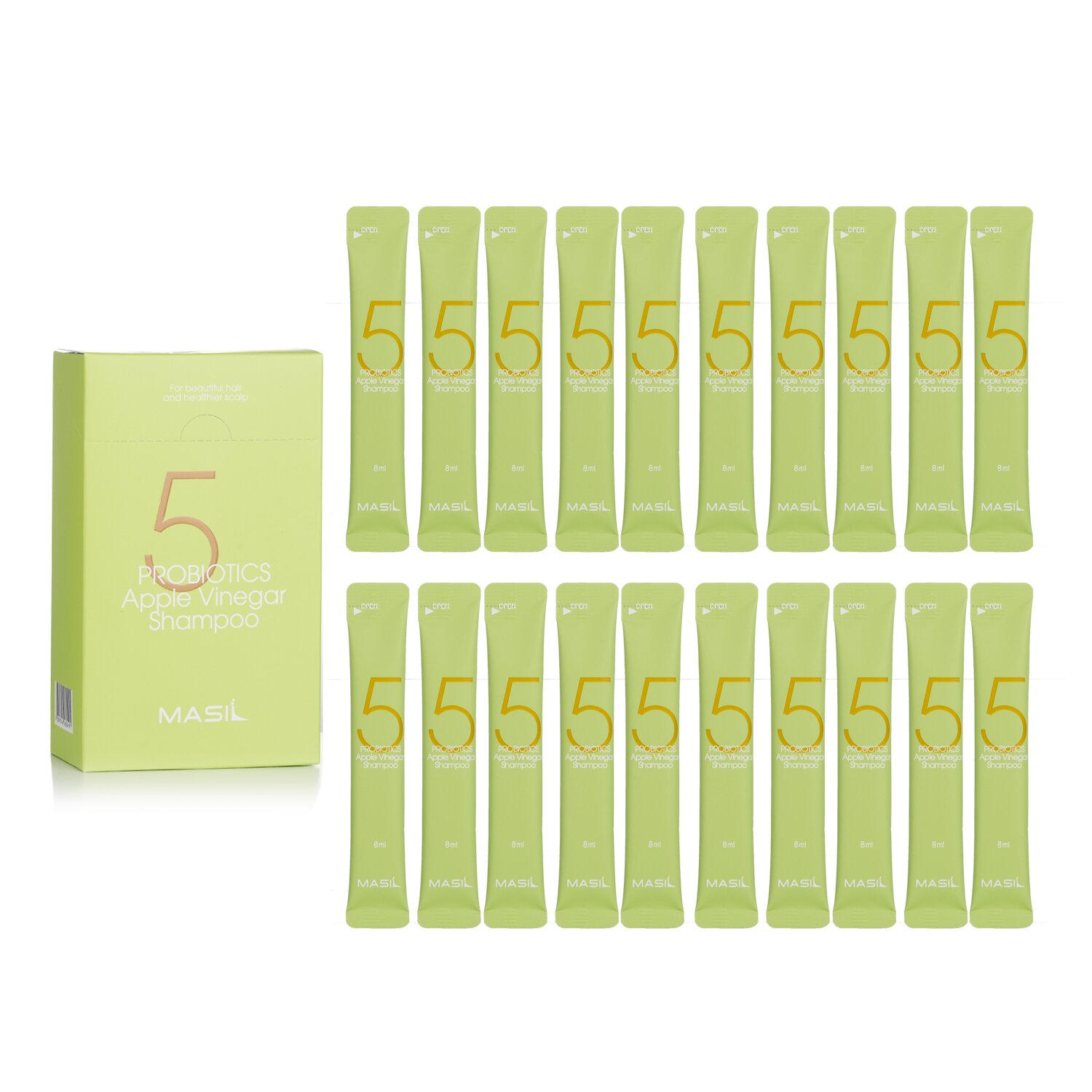 Masil 5 Probiotics Alma Sirkəsi Şampunu 20x8ml