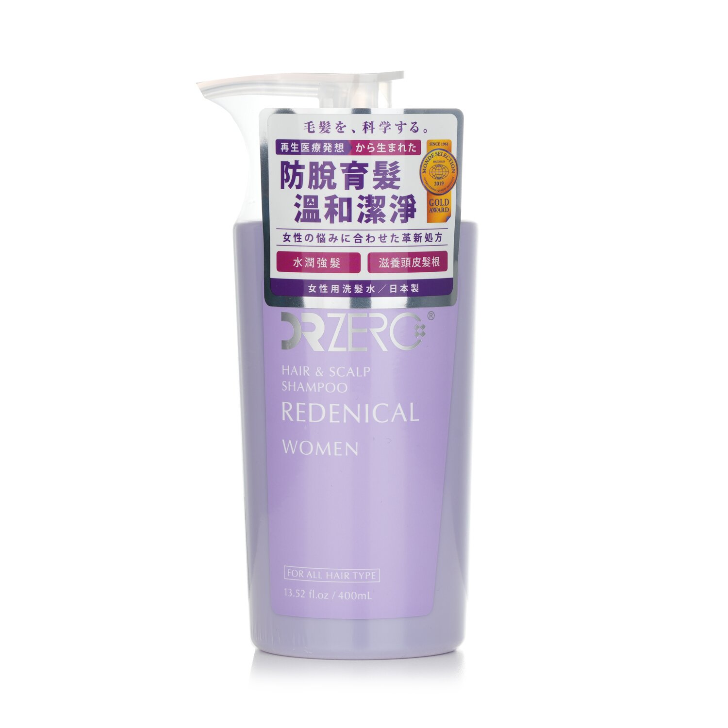 DR ZERO 根源賦能防脫女士洗髮水 400ml/13.52oz