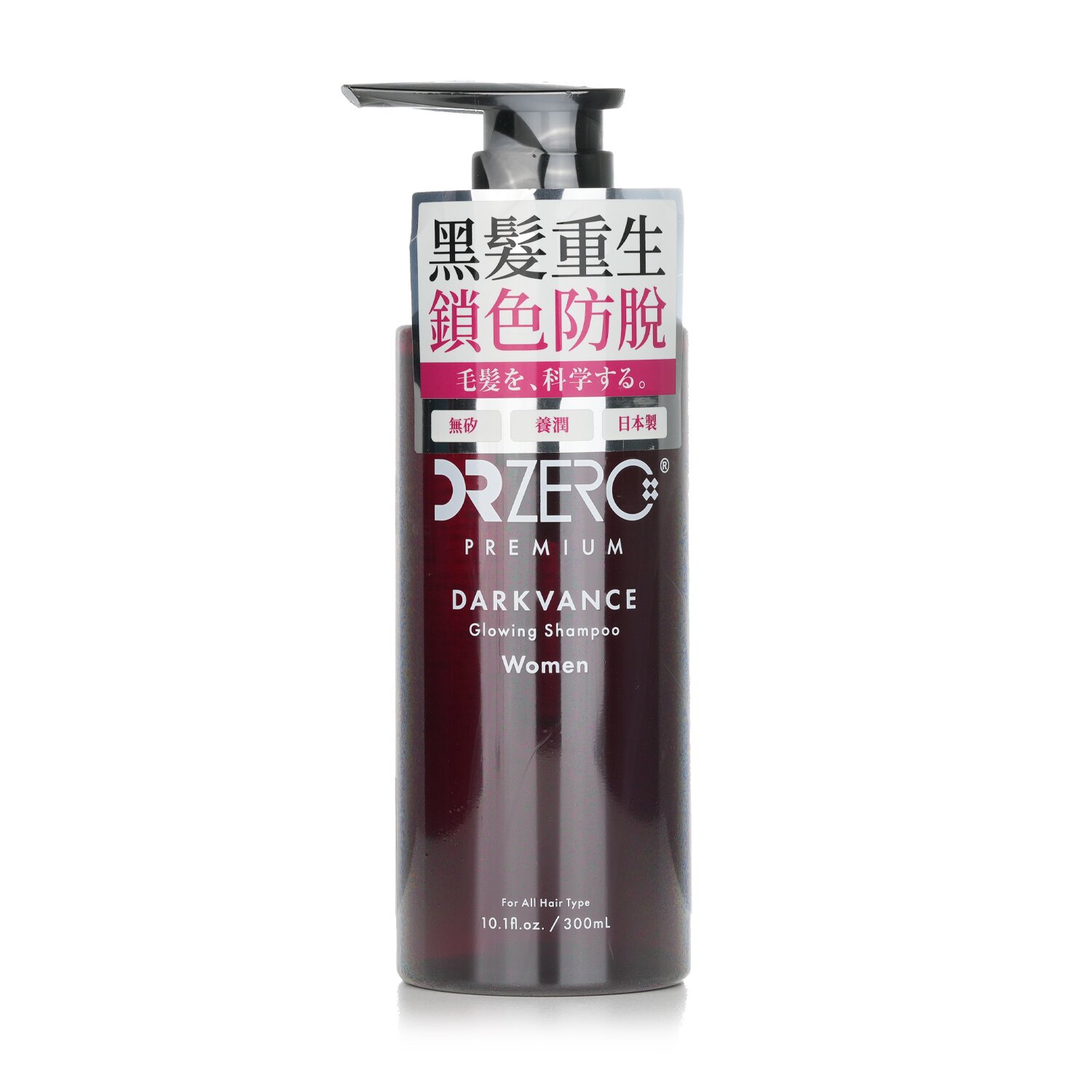 DR ZERO 黑髮再生防脫女士洗髮水 300ml/10.1oz