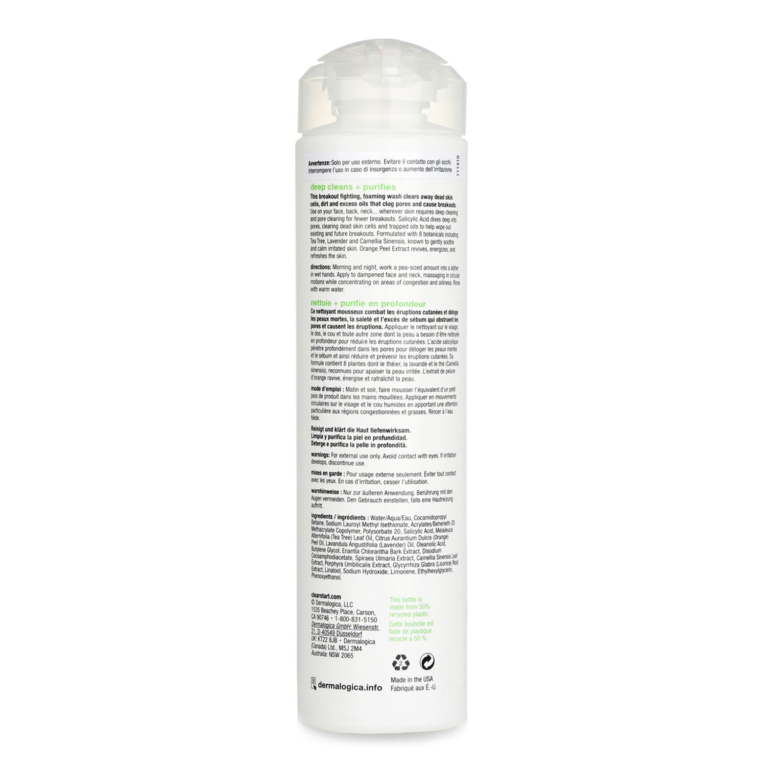 Dermalogica Clear Start Breakout Clearing Foaming Wash 295ml/10oz