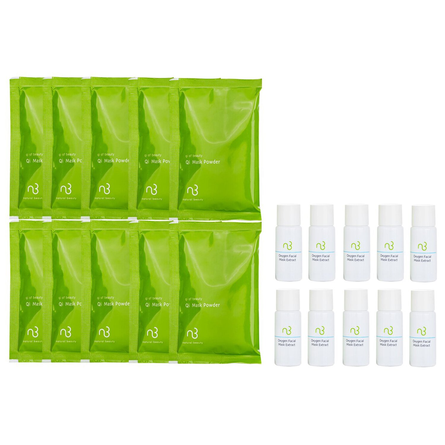 Natural Beauty 치 오프 뷰티 산소 마스크 세트 10 Applications
