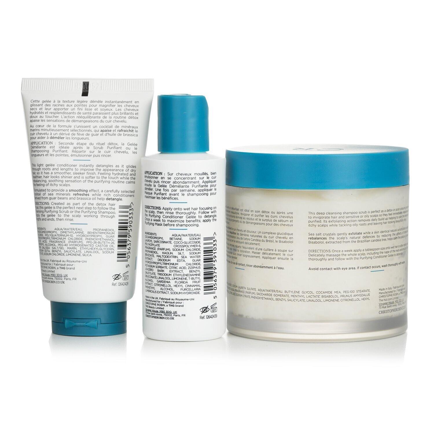 Christophe Robin The Hair Detox Ritual Set 3pcs