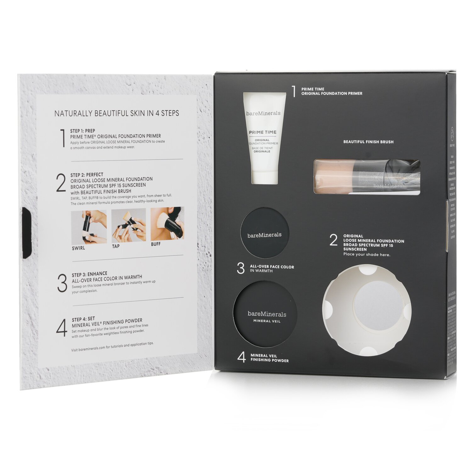 BareMinerals I Am An Original Get Started Kit: Foundation Primer + All 4pcs