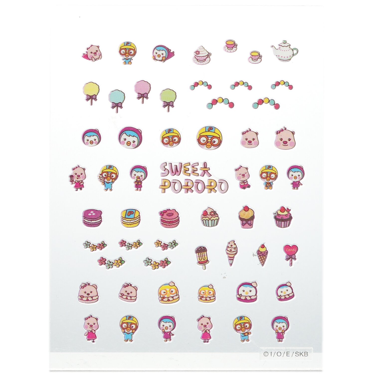 April Korea Pororo Nail Sticker 1pack