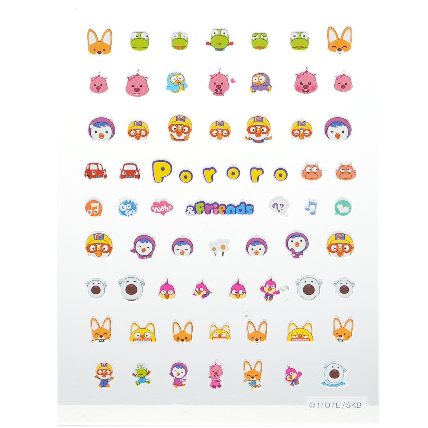 April Korea Pororo Nail Sticker 1pack