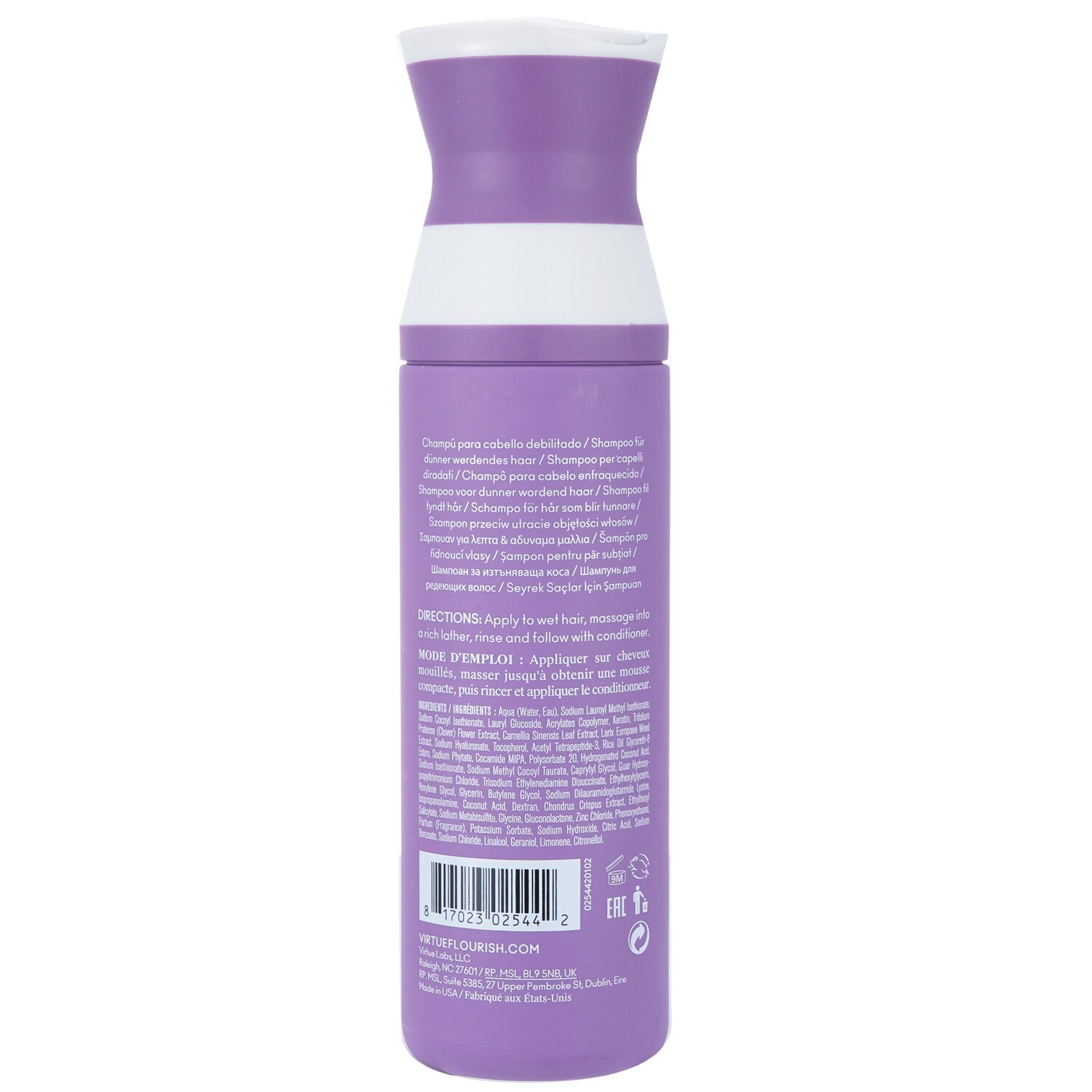 Virtue شامبو فلورش للشعر الخفيف 240ml/8oz