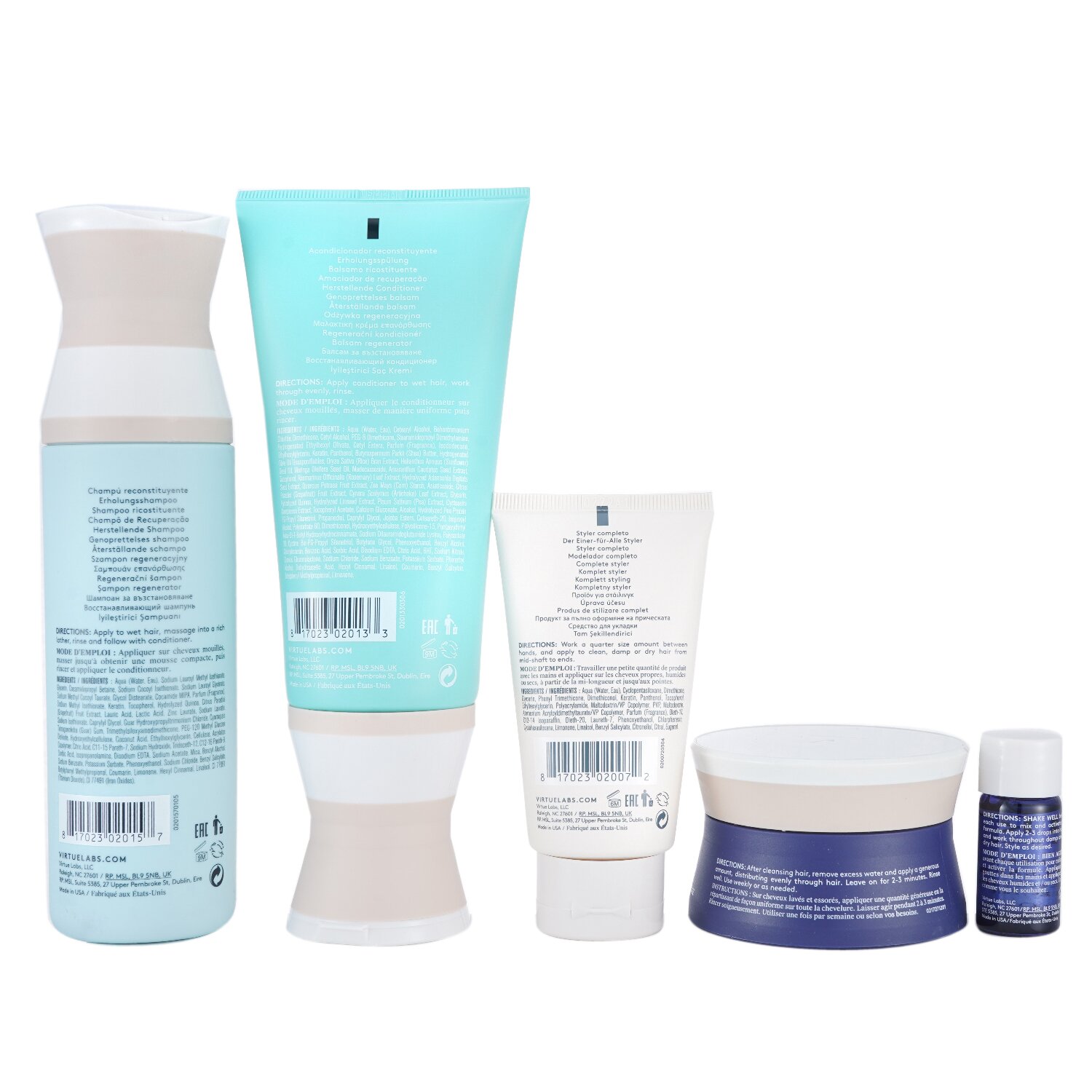 Virtue Best-Selling Hair Favorites Set 5pcs