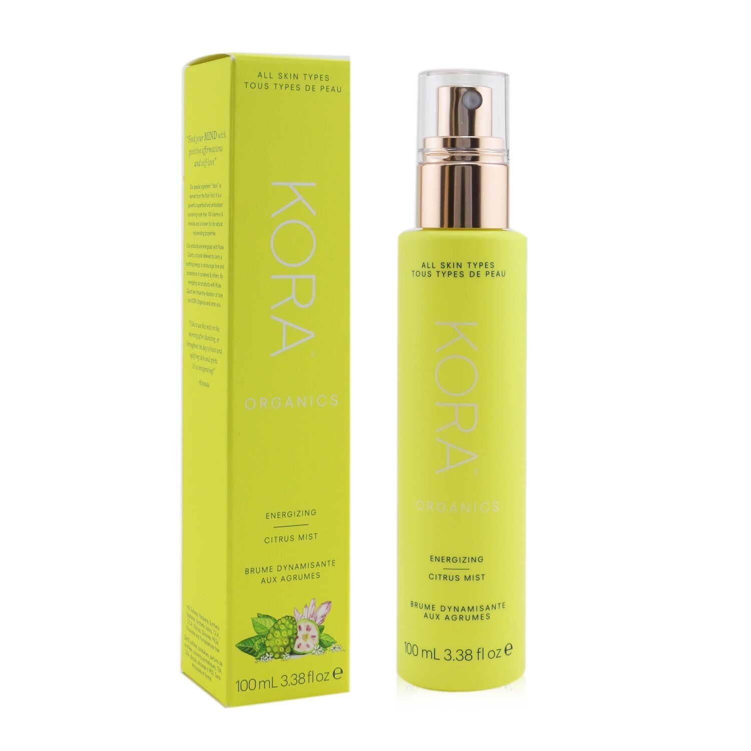 Kora Organics Energizing Citrus Mist (Exp. Date: 02/2023) 100ml/3.38oz