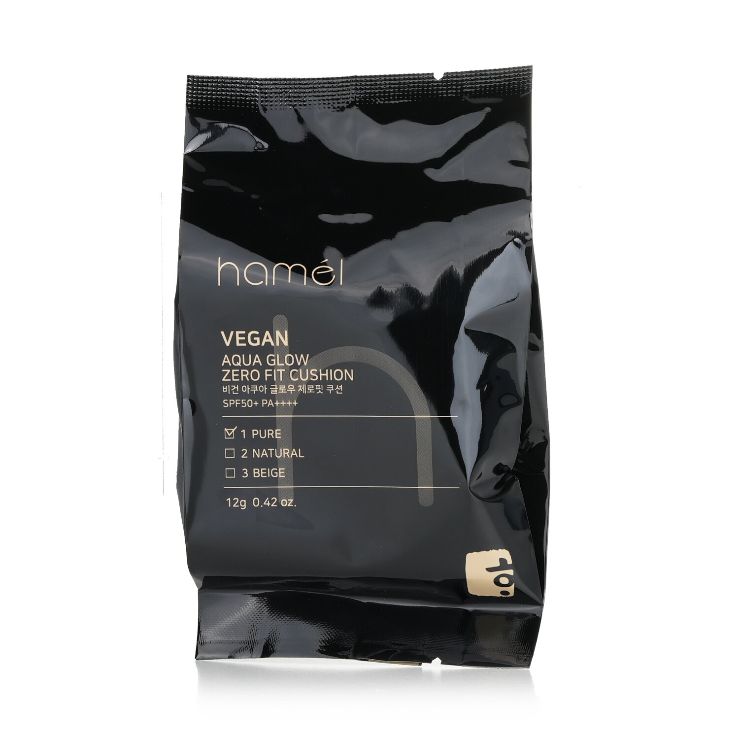 Hamel Vegan Aqua Glow Zero Fit Cushion SPF50 Refill 12g/0.42oz