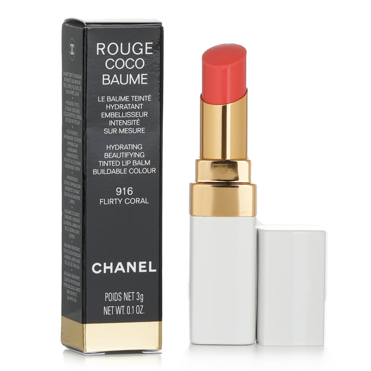 Chanel Rouge Coco Baume Hydrating Beautifying Tinted Lip Balm 3g/0.1oz
