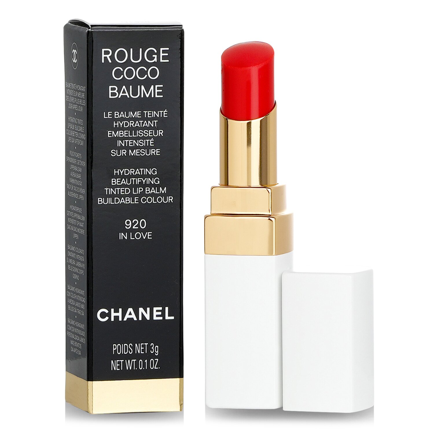 Chanel Rouge Coco Baume Hydrating Beautifying Tinted Lip Balm 3g/0.1oz
