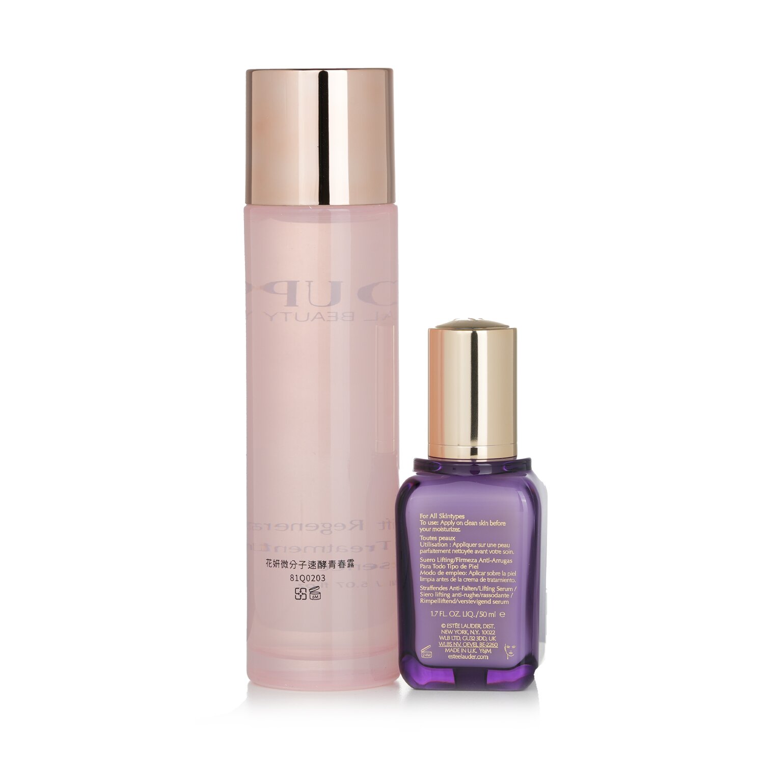 Estee Lauder Perfectionist [CP+R] Wrinkle Lifting/ Firming Serum - For All Skin Types 50ml (Free: Natural Beauty BIO UP Treatment Essence 150ml) 2pcs