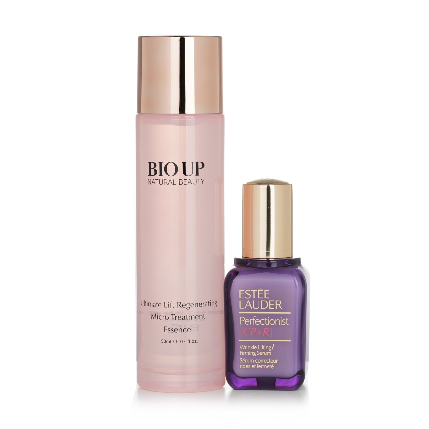 Estee Lauder Perfectionist [CP+R] Wrinkle Lifting/ Firming Serum - For All Skin Types 50ml (Free: Natural Beauty BIO UP Treatment Essence 150ml) 2pcs
