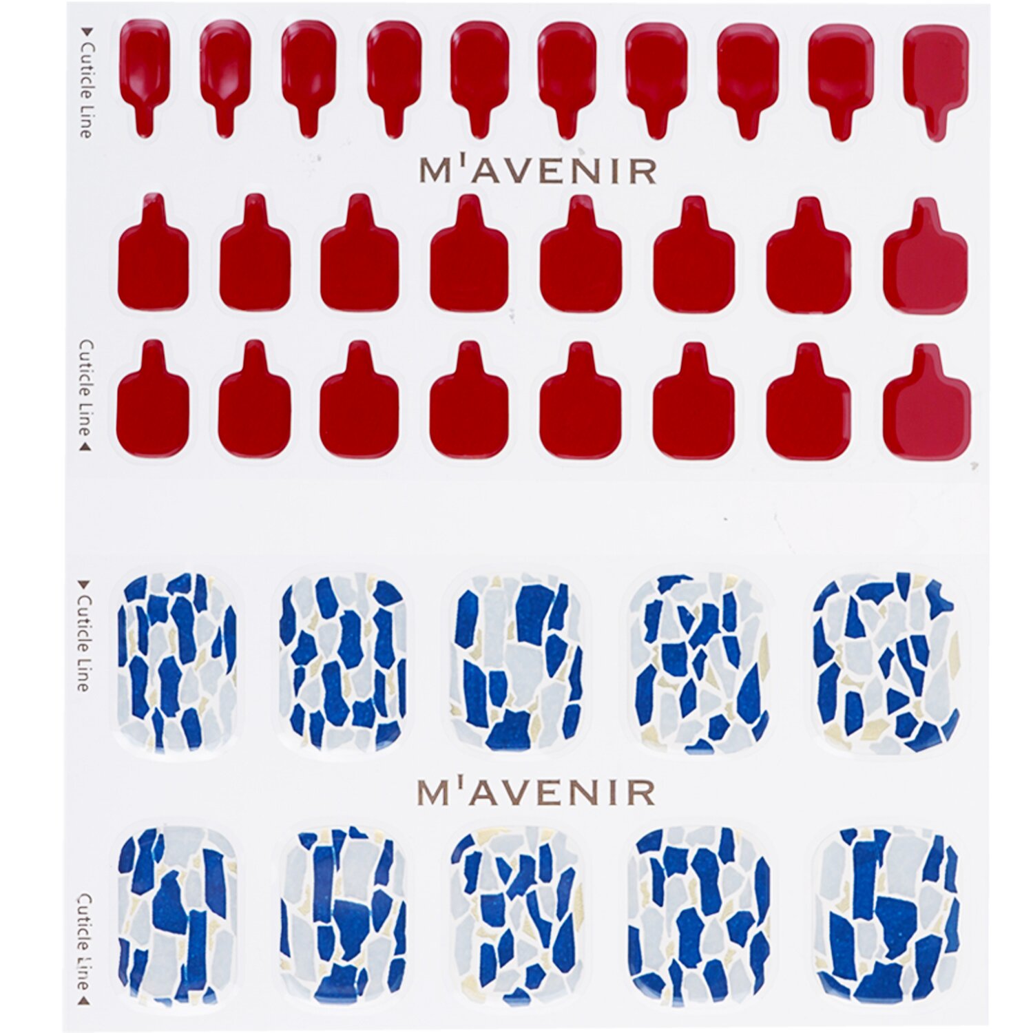 Mavenir Nail Sticker (Patterned) 36pcs