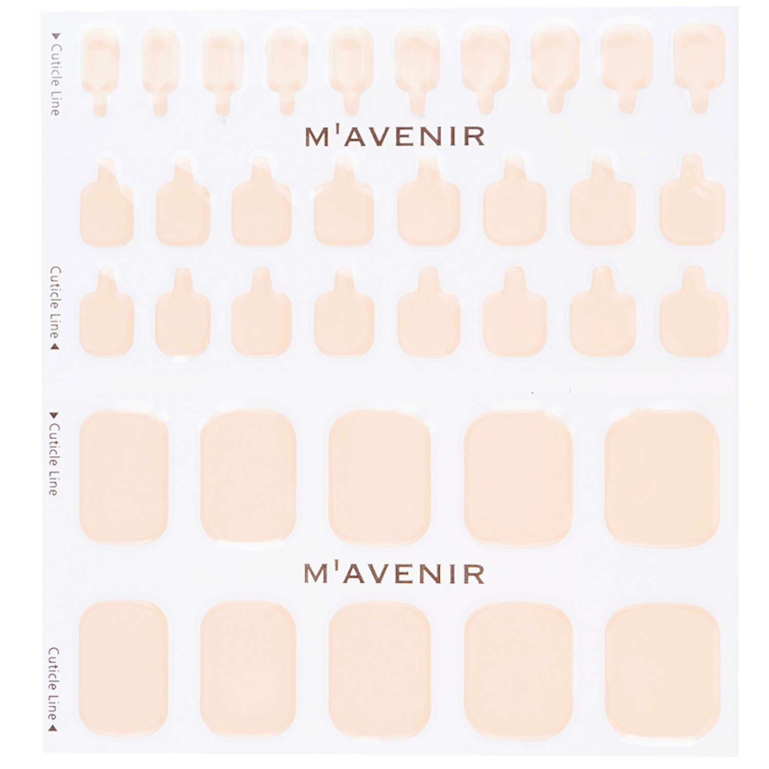Mavenir Nail Sticker (Pink) 36pcs