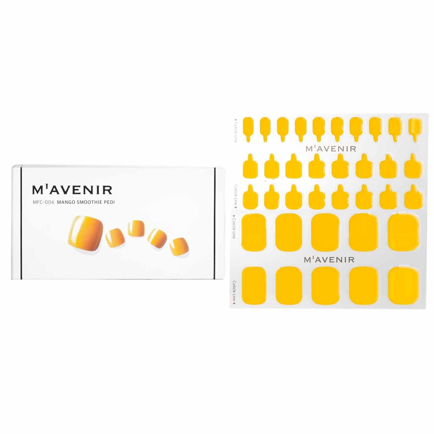 Mavenir Nail Sticker (Yellow) 36pcs