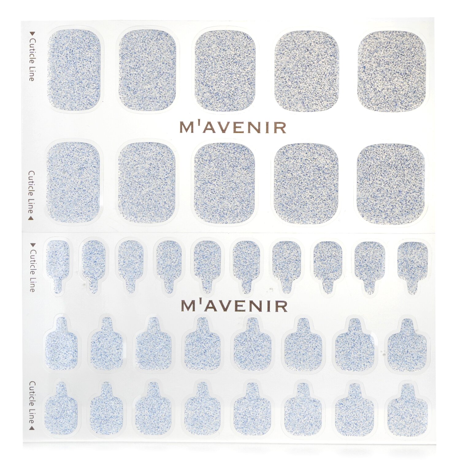 Mavenir Nail Sticker (Blue) 32pcs