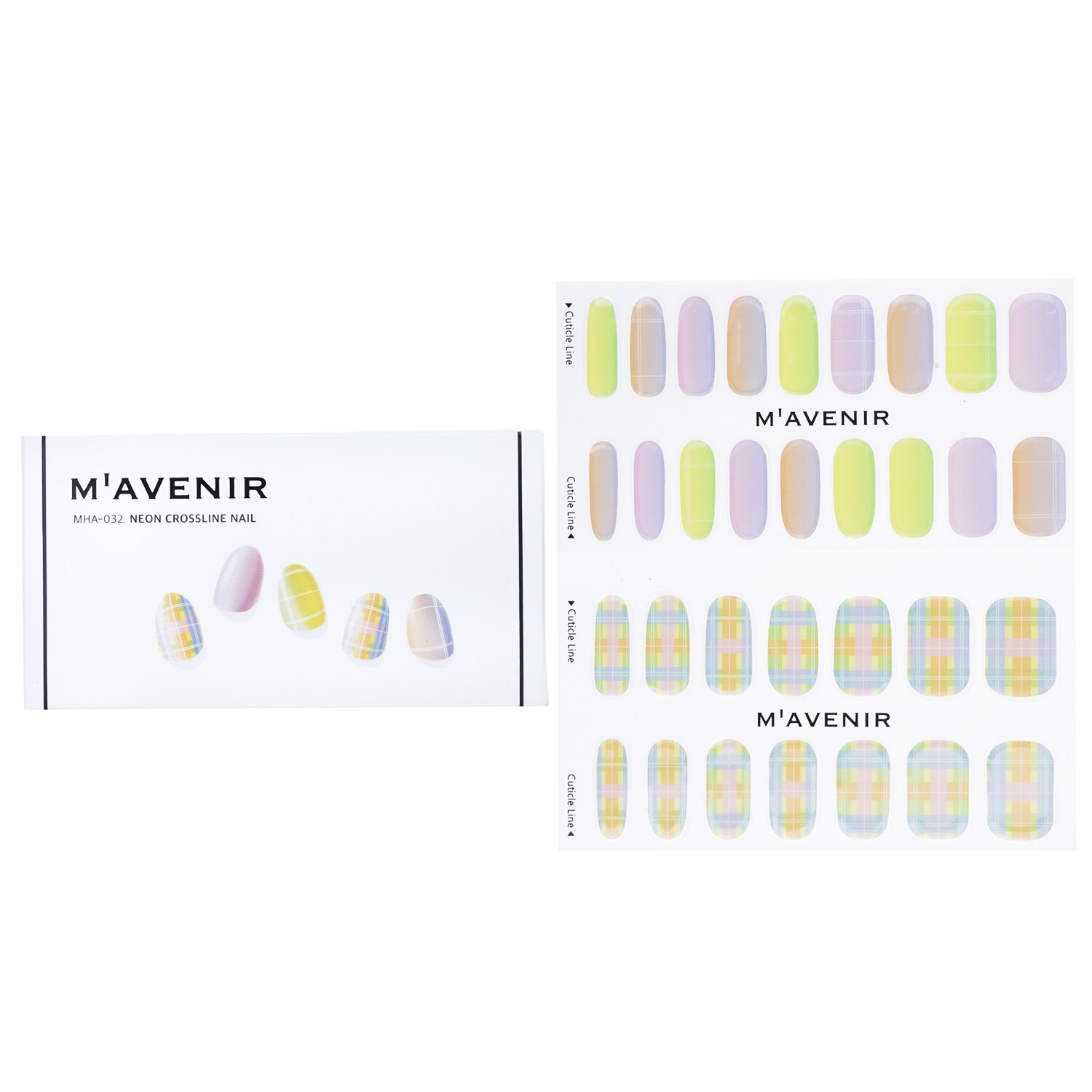 Mavenir Nail Sticker (Patterned) 32pcs