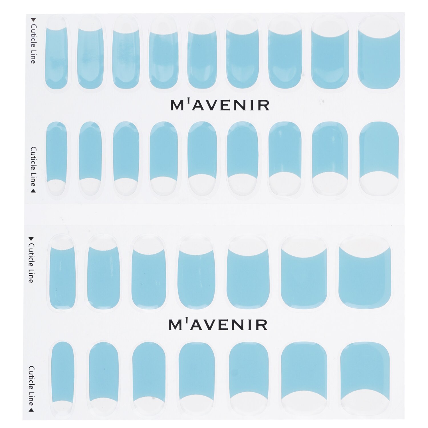 Mavenir Nail Sticker (Blue) 32pcs