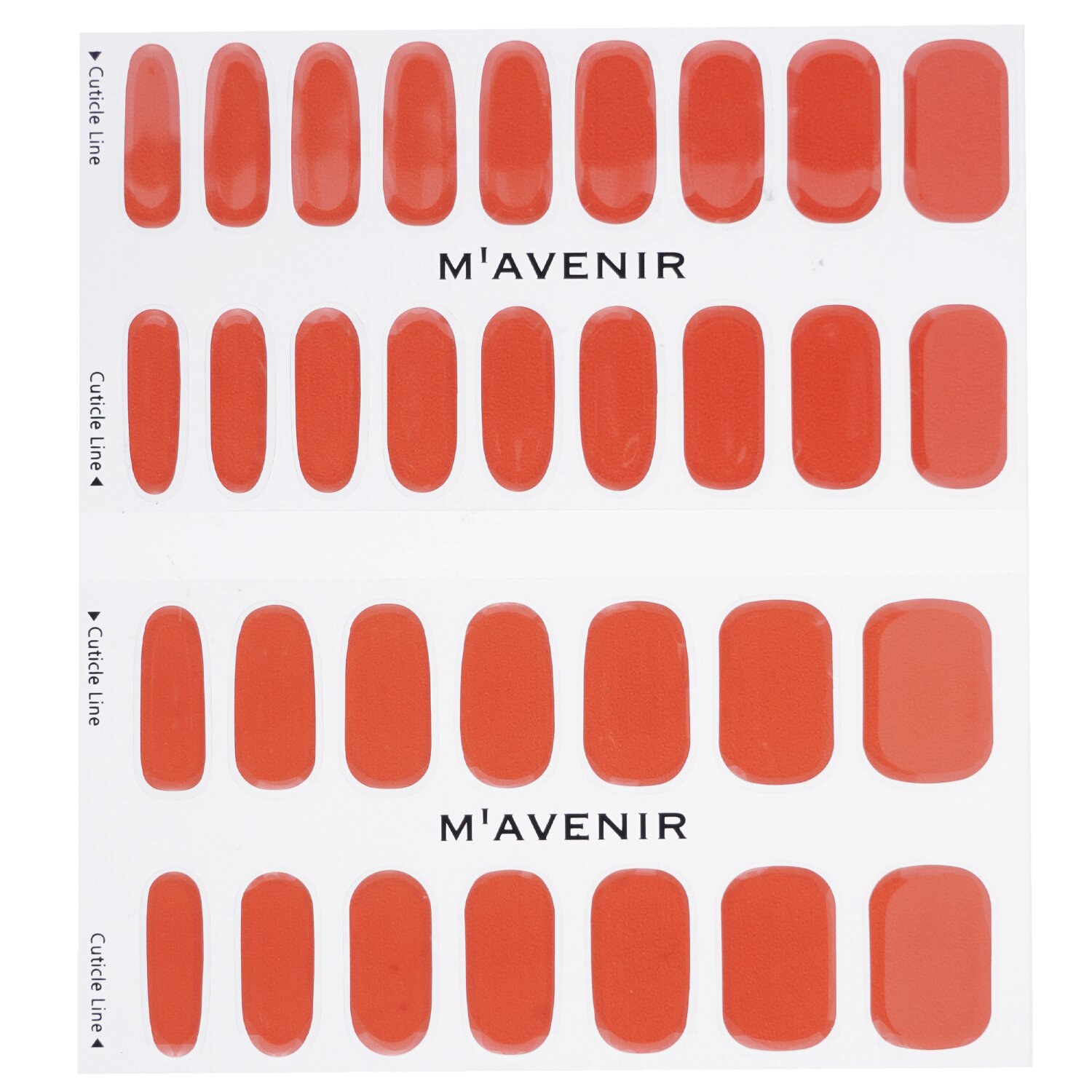 마베니르 Mavenir 네일 스티커 (레드) 32pcs