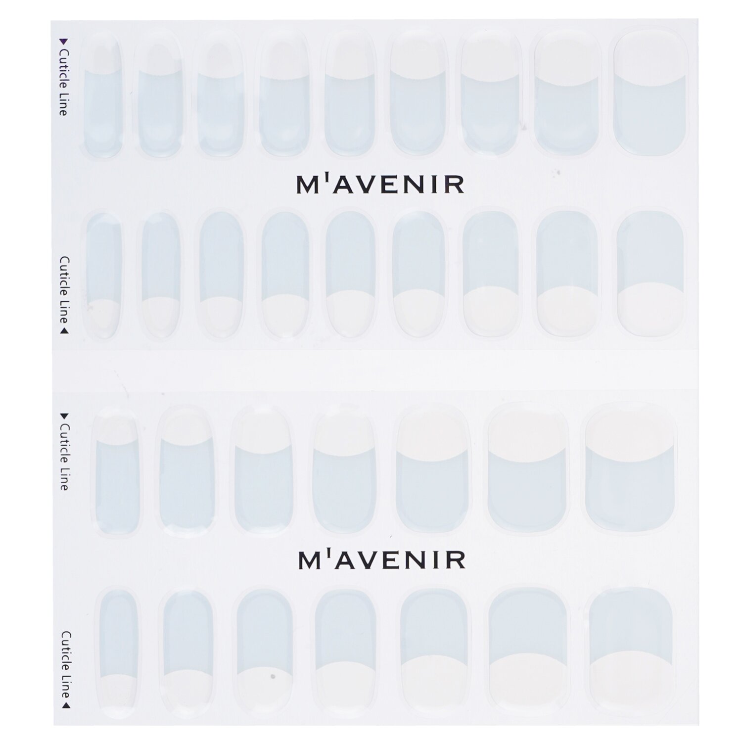 Mavenir Nail Sticker (White) 32pcs