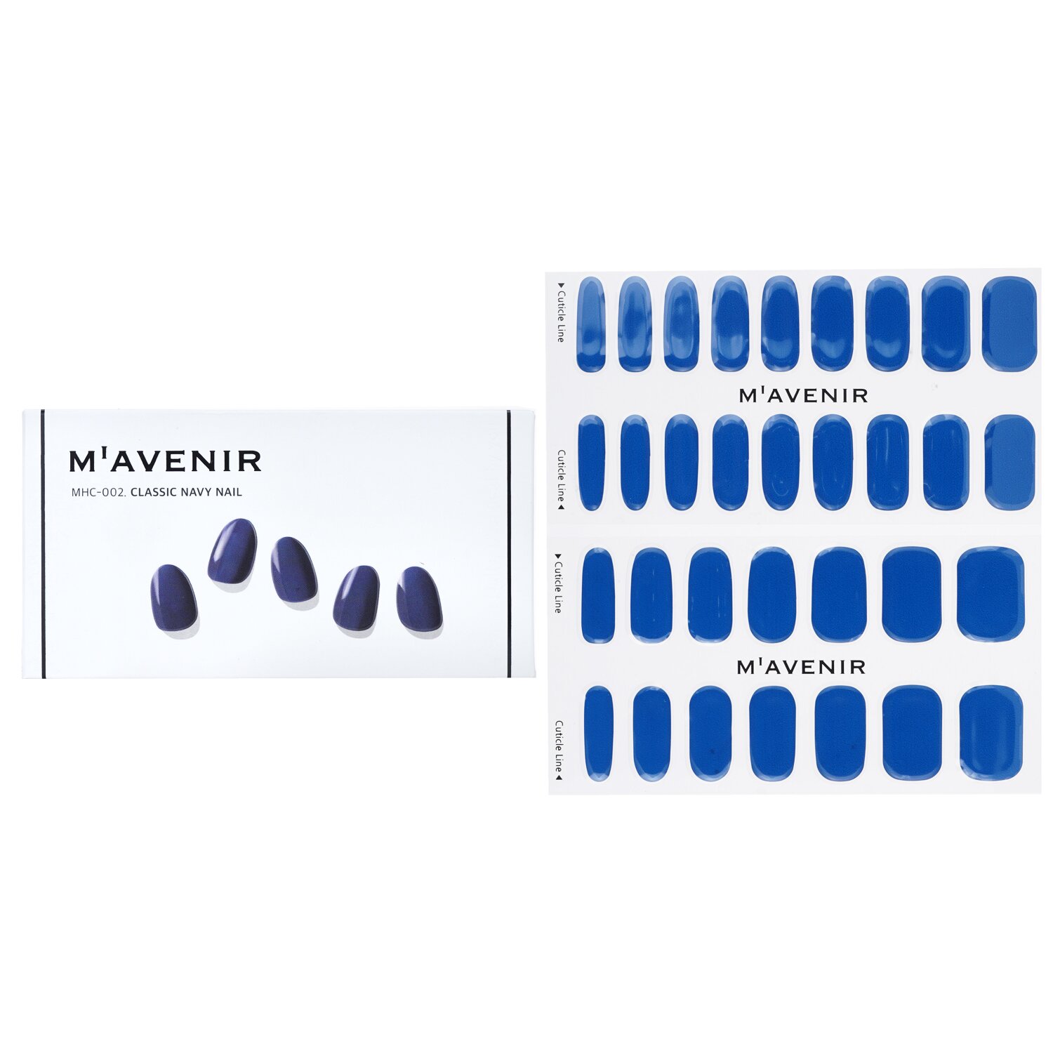 Mavenir Nail Sticker (Blue) 32pcs