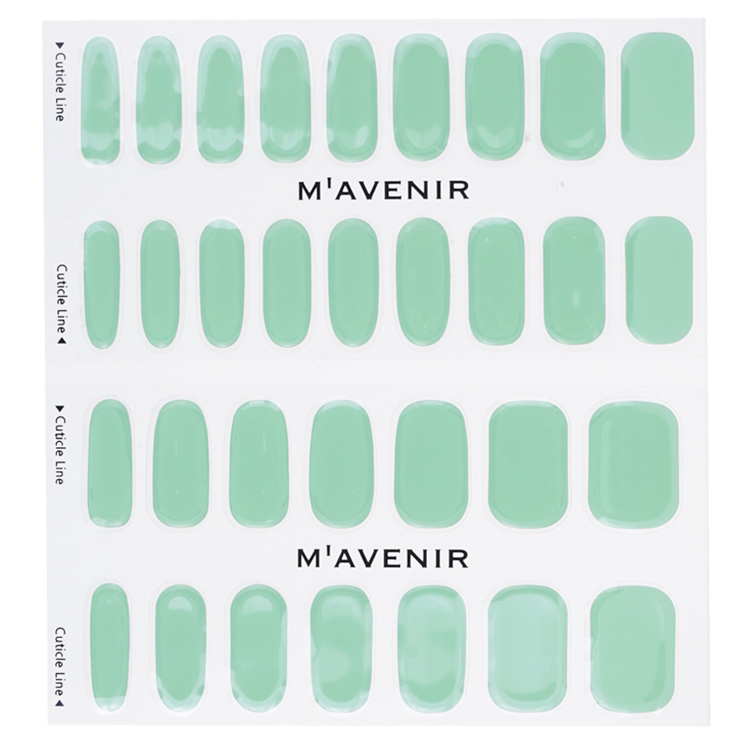Mavenir Nail Sticker (Blue) 32pcs