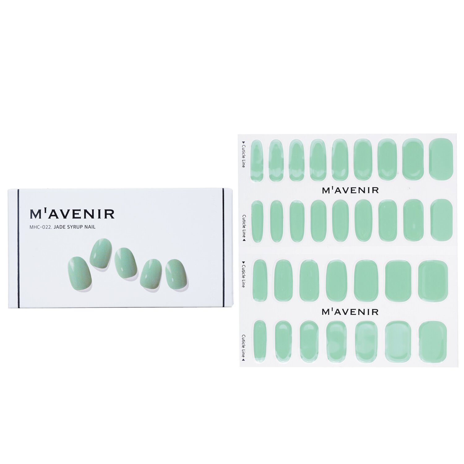 Mavenir Nail Sticker (Blue) 32pcs