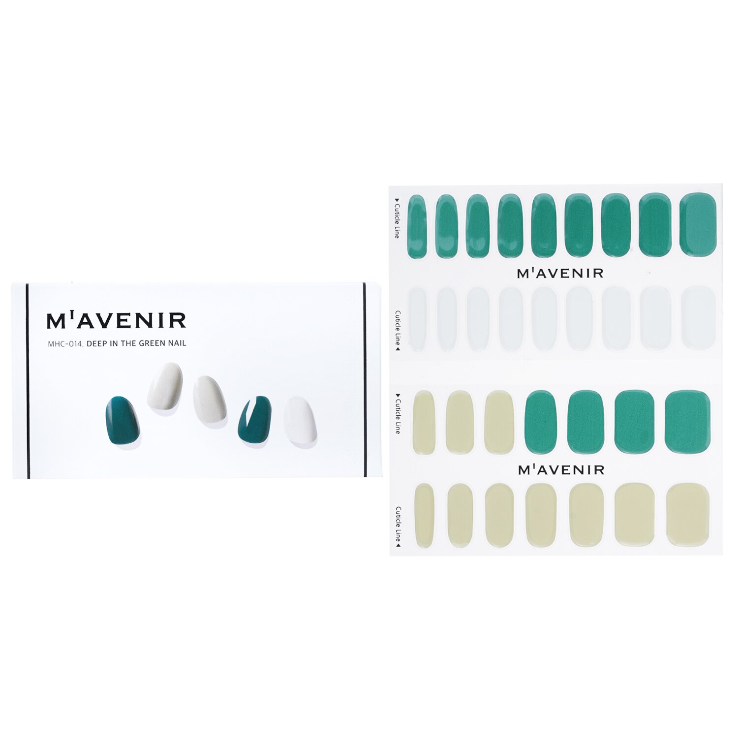 Mavenir Nail Sticker (Assorted Colour) 32pcs