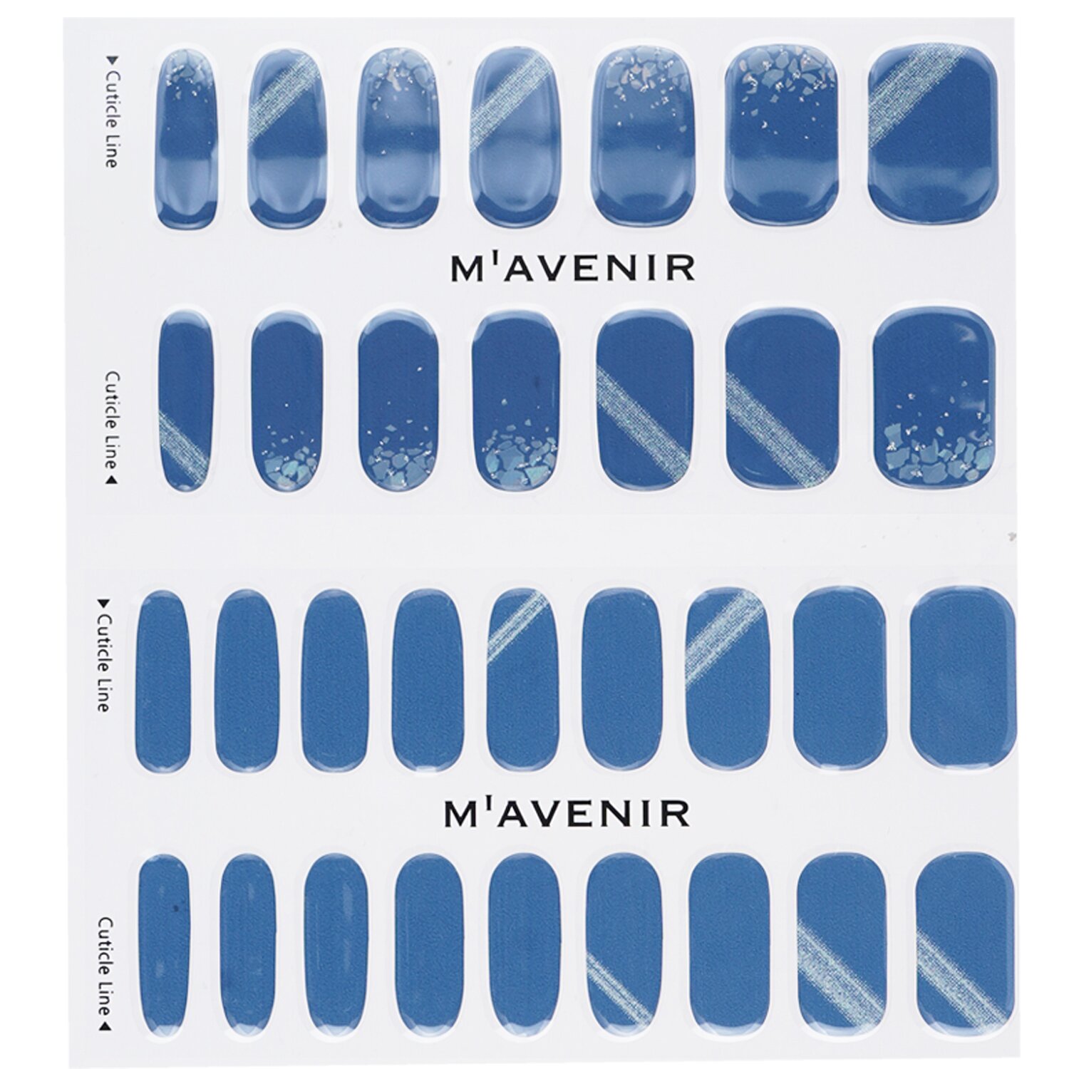 Mavenir Dırnaq Etiketi (Mavi) 32pcs