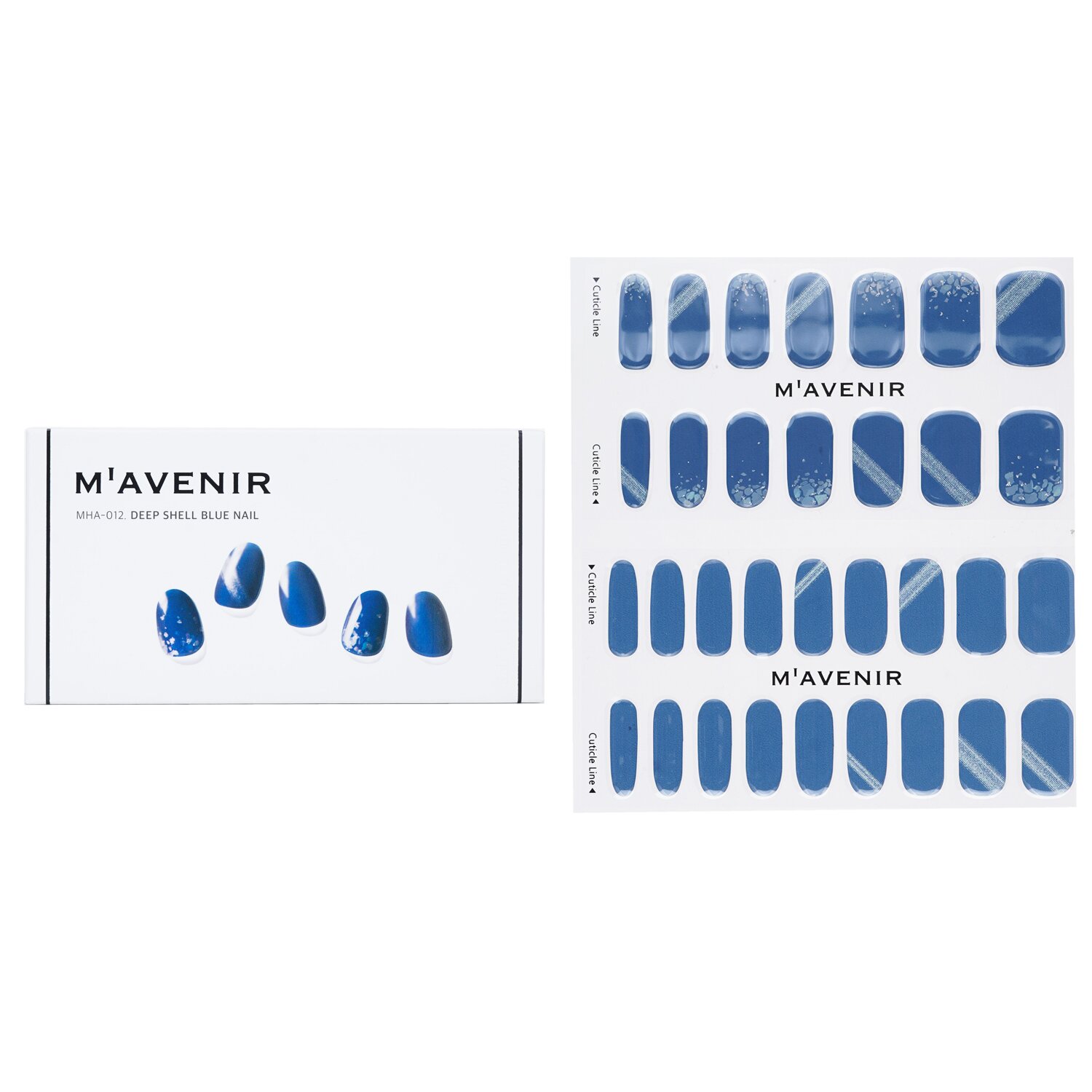 Mavenir Dırnaq Etiketi (Mavi) 32pcs
