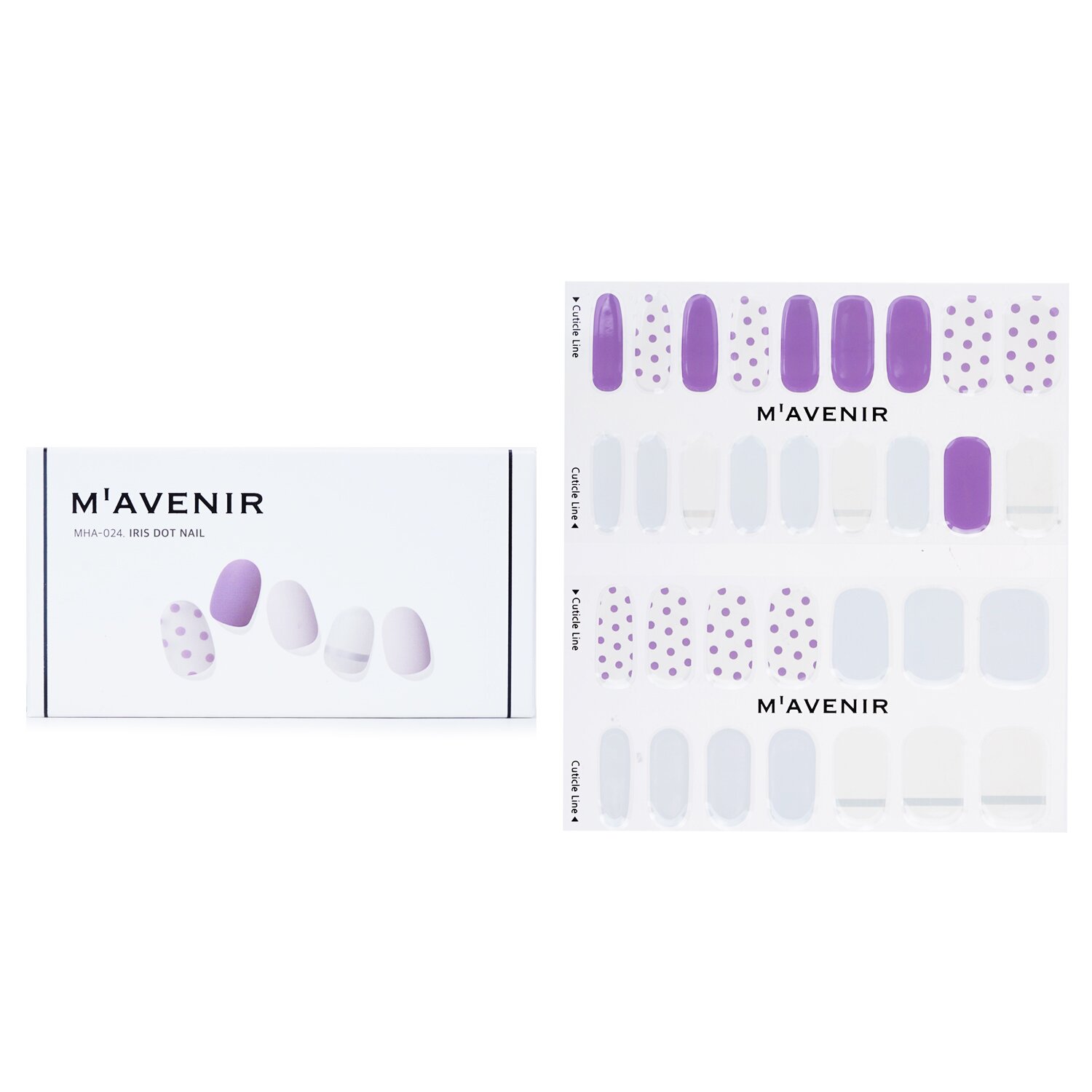 Mavenir Nail Sticker (Patterned) 32pcs