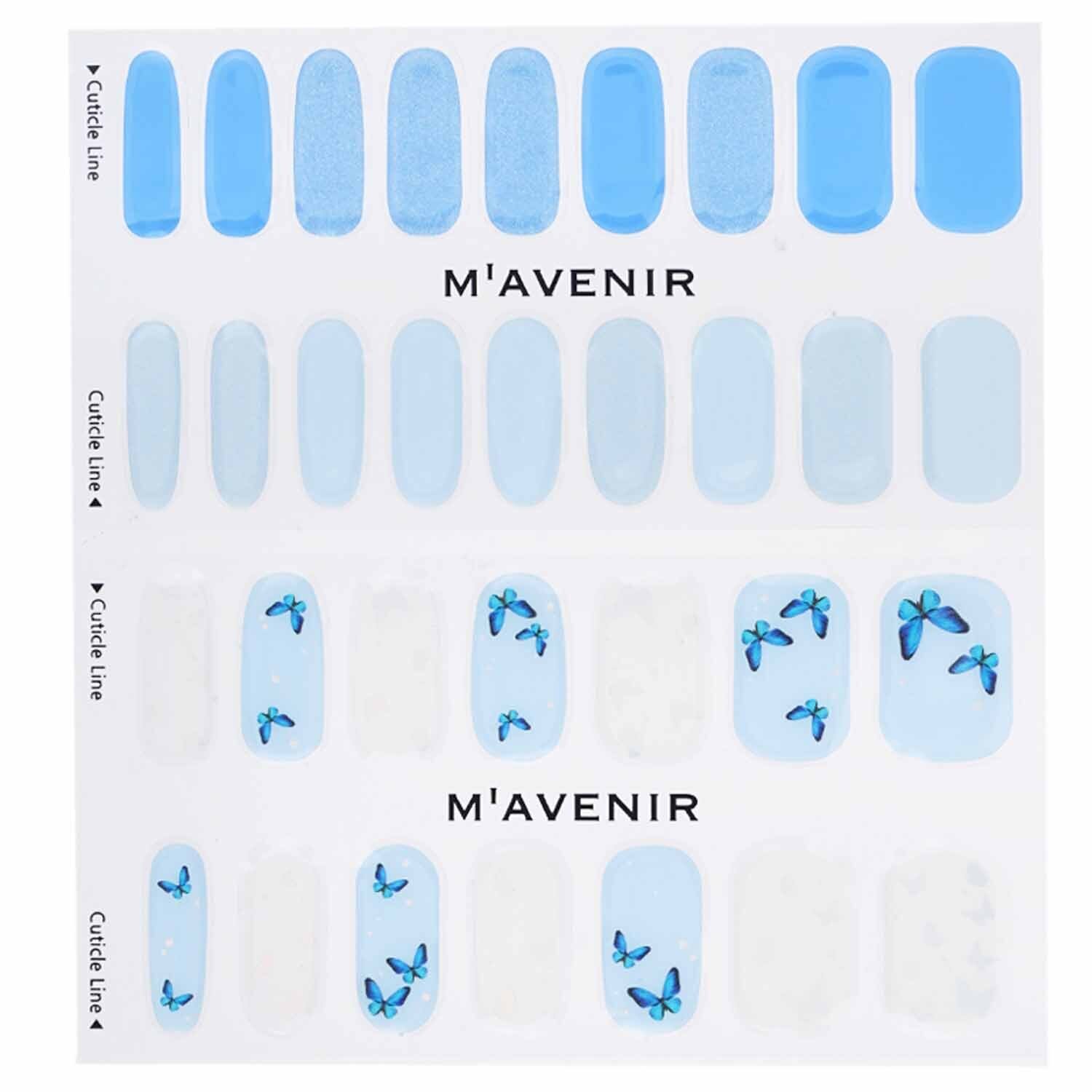 Mavenir 指甲貼 (藍色) 32pcs