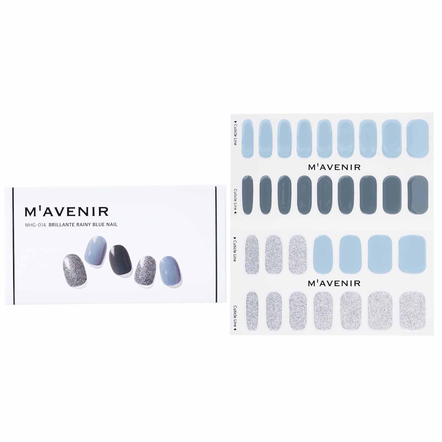 Mavenir Nail Sticker (Blue) 32pcs