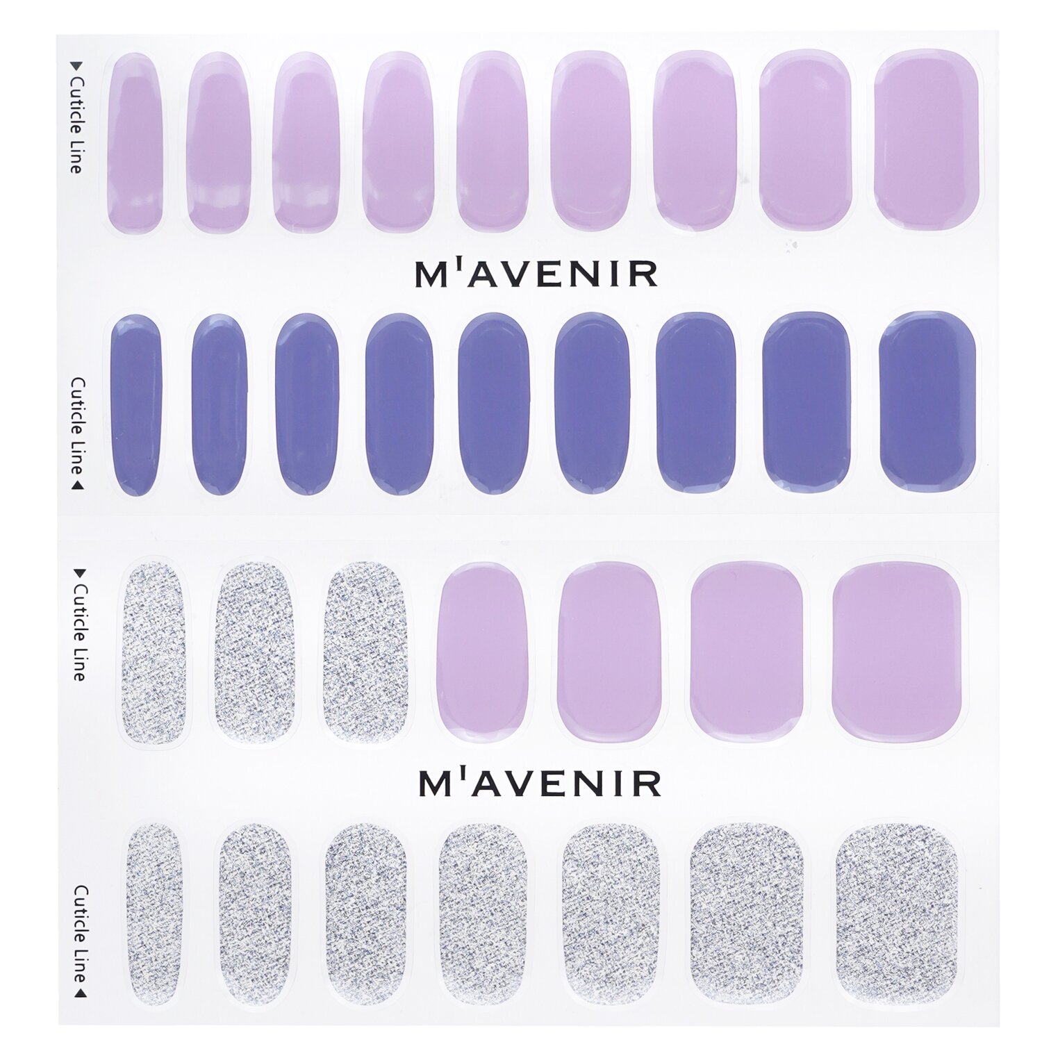 Mavenir Nail Sticker (Purple) 32pcs