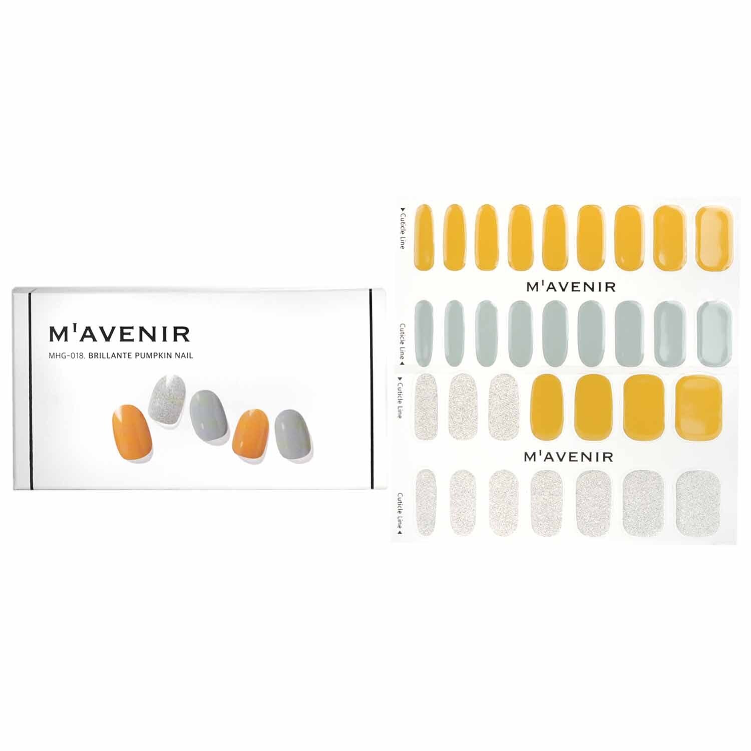 Mavenir Nail Sticker (Yellow) 32pcs